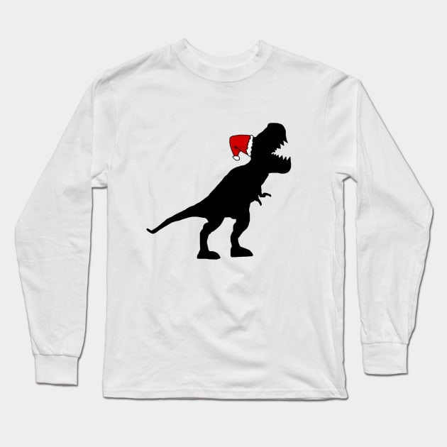 Christmas TRex Long Sleeve T-Shirt by imphavok